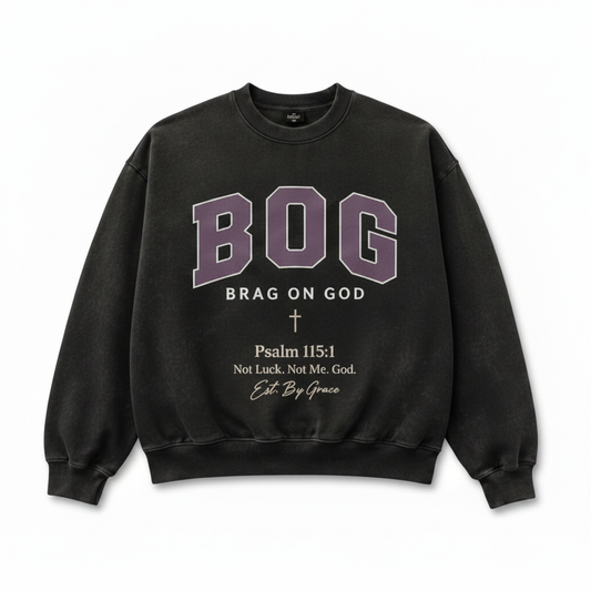 Crewneck Front – White Background
