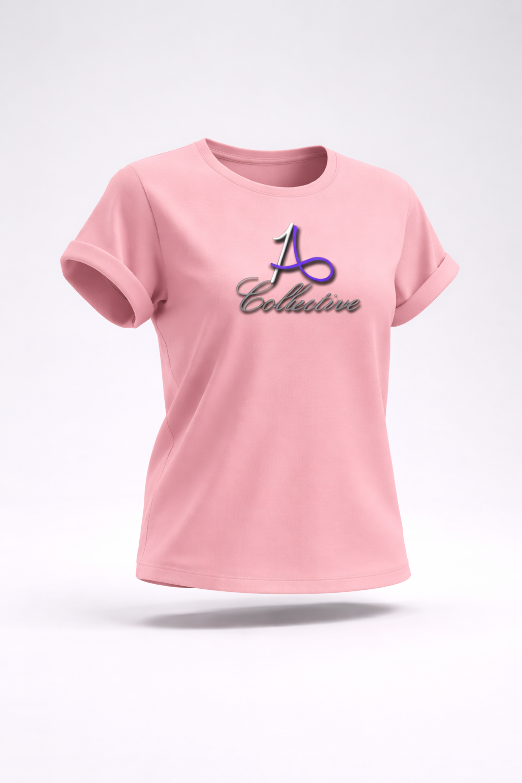 A16 Collective women's pastel pink t-shirt with logo