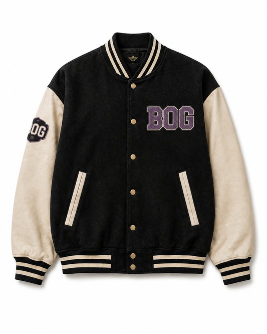 Brag on God Varsity Jacket – Front