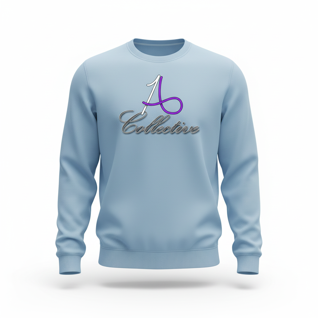 A16 Collective Pastel Blue Crew Neck Sweater