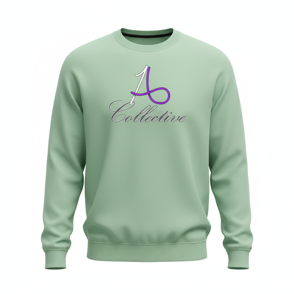 A16 Collective Pastel Green Crew Neck Sweater