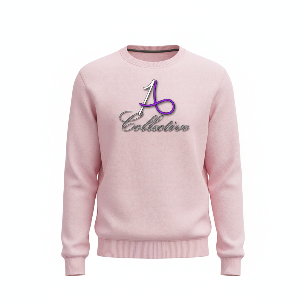 A16 Collective pastel crew neck sweater collection Pastel Pink