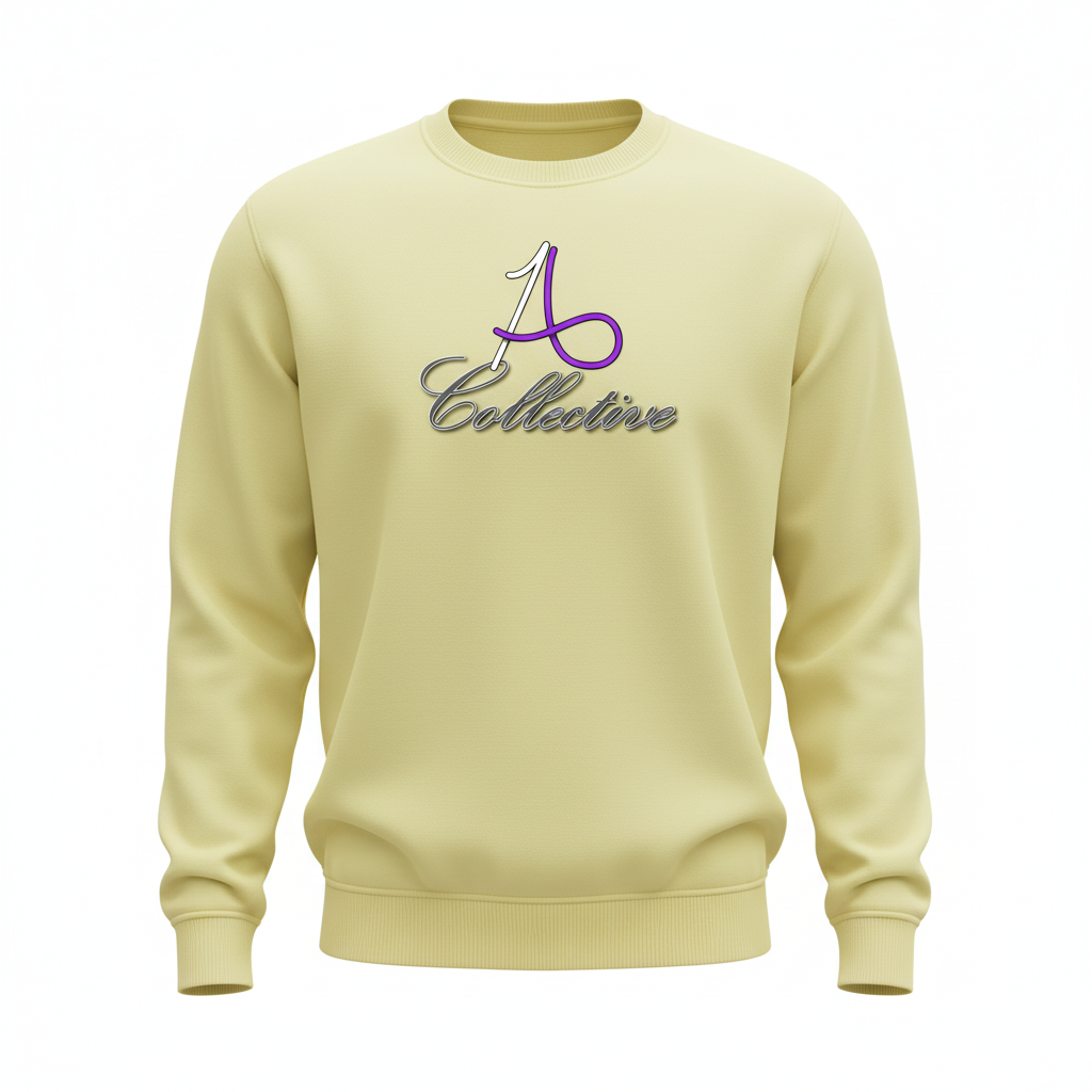 A16 Collective Pastel Yellow Crew Neck Sweater