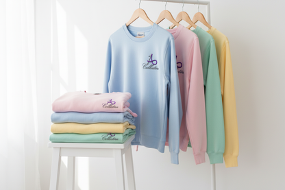 A16 Collective pastel crew neck sweater collection