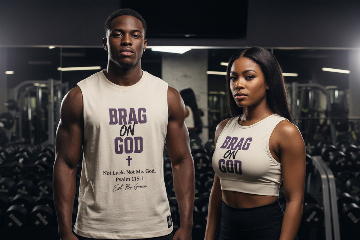 Athletic Tee – Her Style Top with BOG Logo