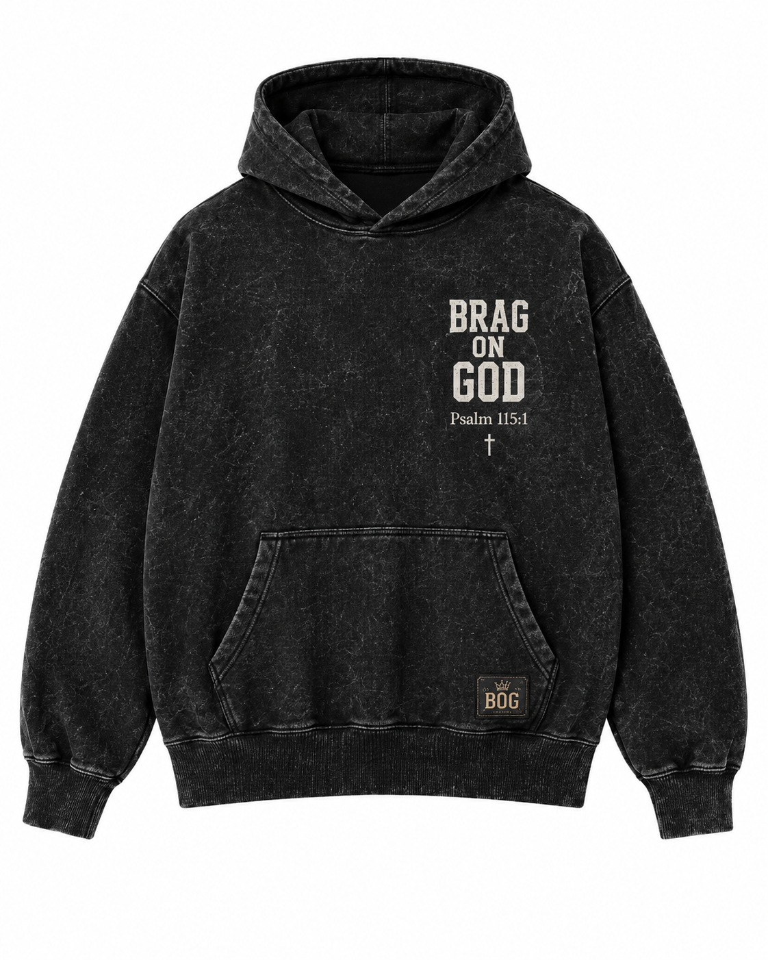 Brag on God – Drawstring Hoodie