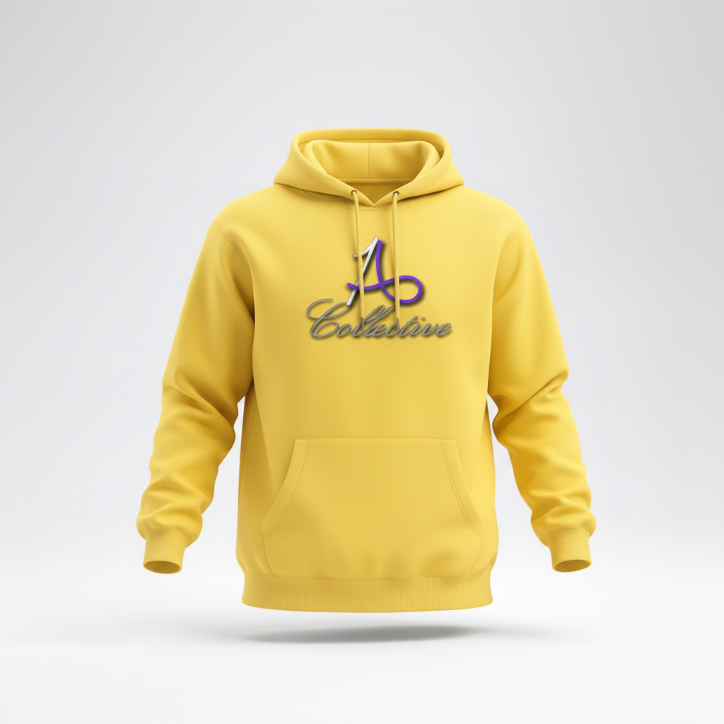 A16 Collective Yellow Hoodie - Front View