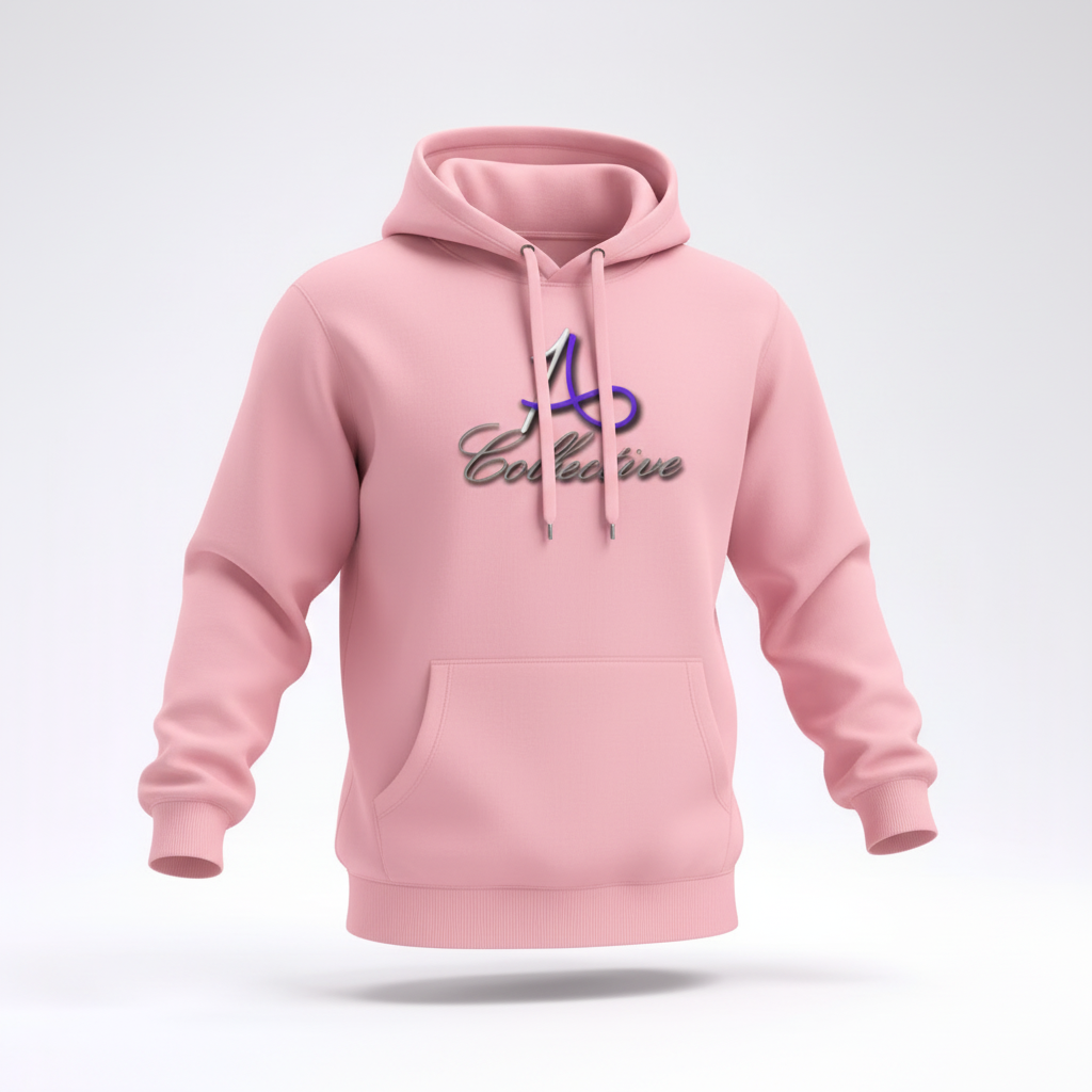 A16 Collective Pink Hoodie - Front View