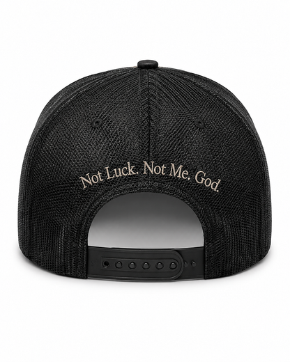 Brag on God Trucker Hat – Back